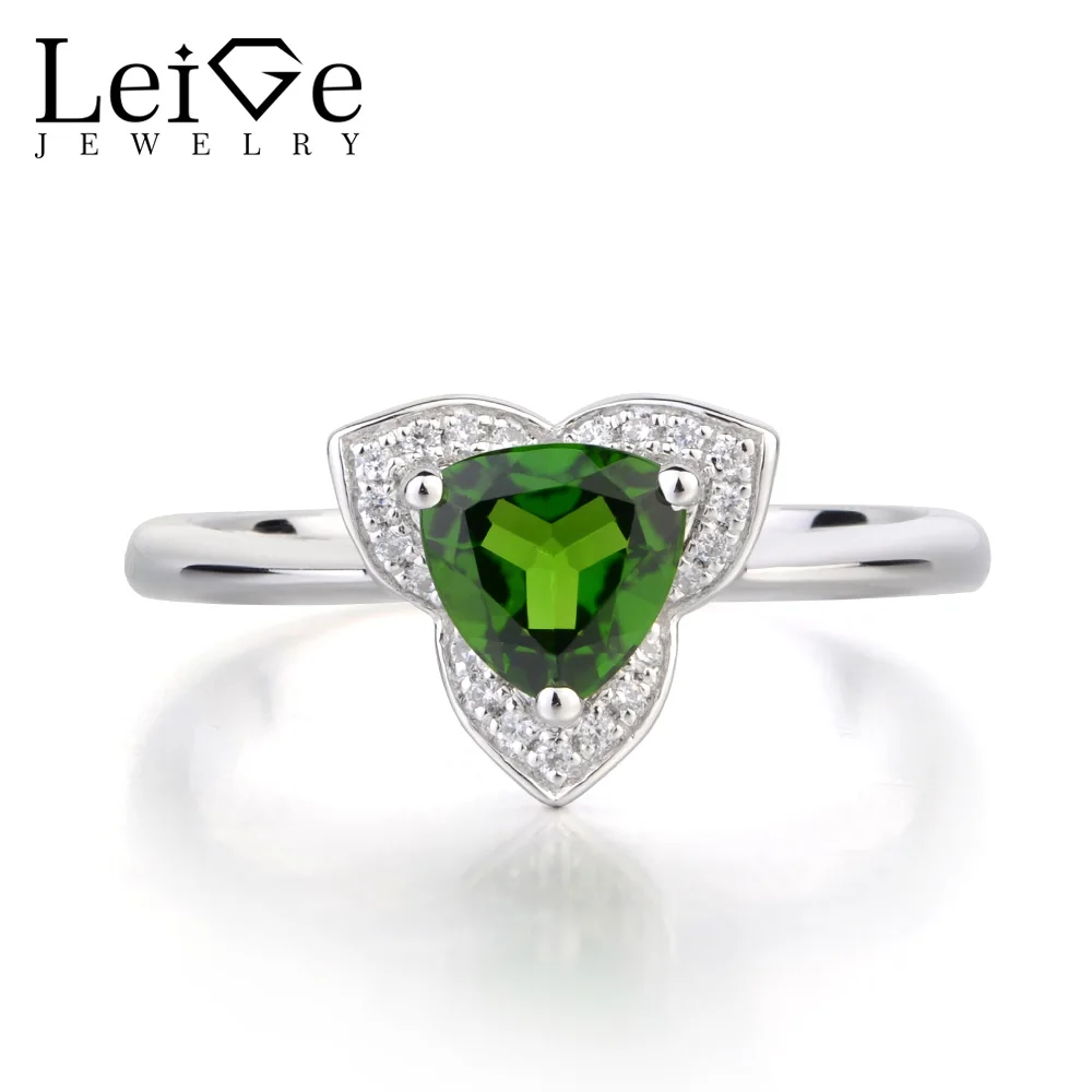 Фото Женское кольцо с драгоценным камнем зеленого цвета|ring 925|ring forrings - купить