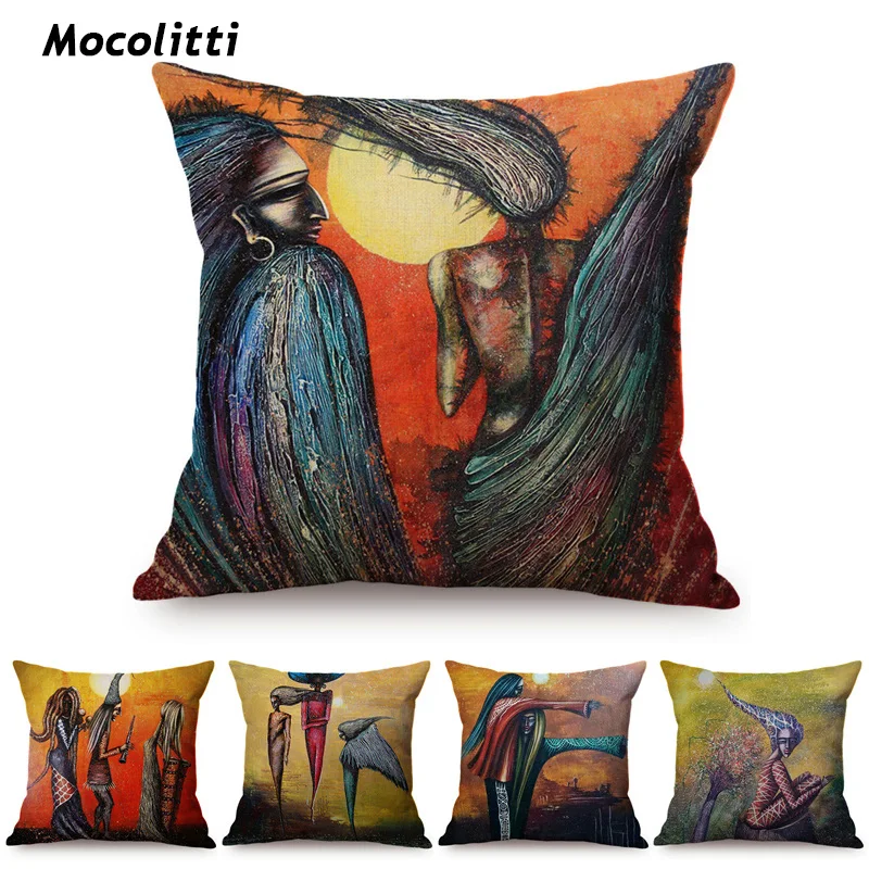 Abstract Painting African Culture Africa life Collection Home Decor Sofa Pillow Cover Museum Art Exotic Restaurant Cushion Cover
Abstract Painting African Culture Africa life Collection Home Decor Sofa Pillow Cover Museum Art Exotic Restaurant Cushion Cover