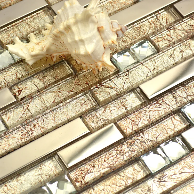 warm light golen crystal glass mixed metal diamond strip mosaic tiles for wall backsplash mosaic tiles bathroom glass mosaic
warm light golen crystal glass mixed metal diamond strip mosaic tiles for wall backsplash mosaic tiles bathroom glass mosaic