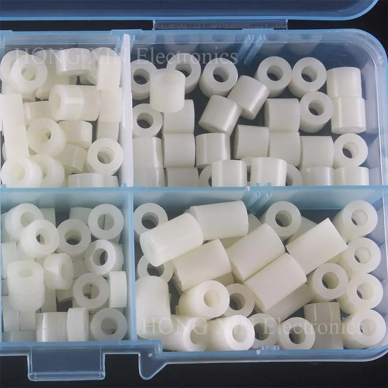 200Pcs/set M3*3/4/5/6/8/10 White ABS Non-Threaded Spacer OD Round Hollow Standoff Washer PCB Board Screw Bolt
200Pcs/set M3*3/4/5/6/8/10 White ABS Non-Threaded Spacer OD Round Hollow Standoff Washer PCB Board Screw Bolt