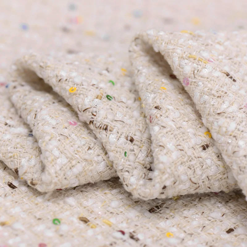 Colorful woolen tweed new woven woolen fashion fabric autumn and winter woven woolen clothing jacket fabric
Colorful woolen tweed new woven woolen fashion fabric autumn and winter woven woolen clothing jacket fabric