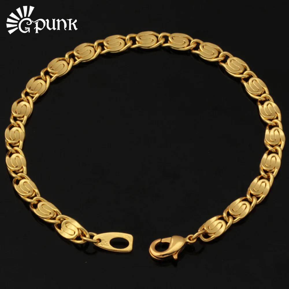 Bracelets Bangles 'yellow ' Stamp Men High Quality yellow Gold color Chunky Chains Snake Bracelet Jewelry Bangles (VITO H5532)
Bracelets Bangles 'yellow ' Stamp Men High Quality yellow Gold color Chunky Chains Snake Bracelet Jewelry Bangles (VITO H5532)