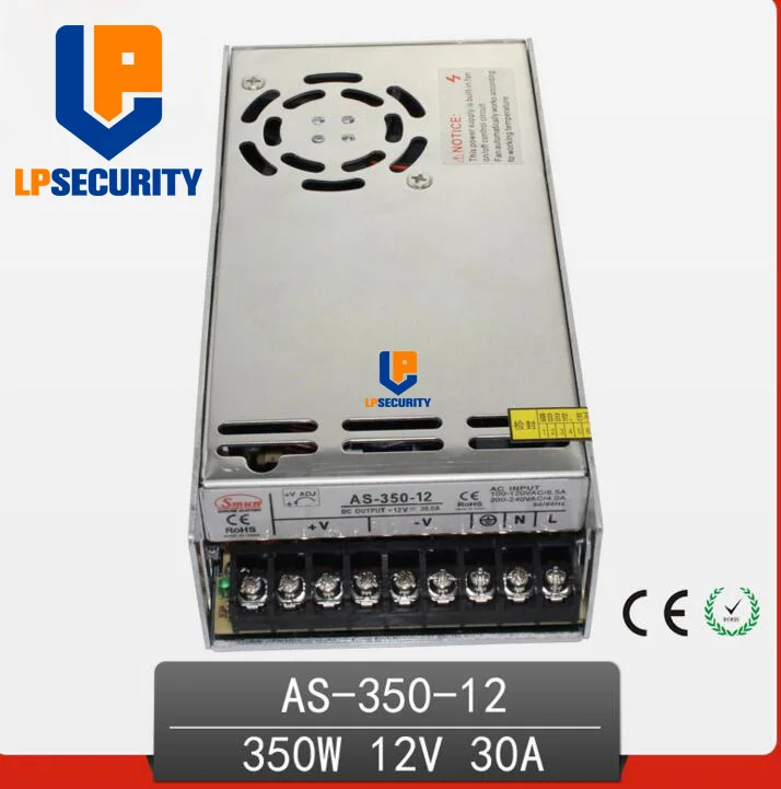 LPSECURITY, 350 Вт, 12 В, 30 А, небольшой объем, с одним выходом, импульсный источник питания AC на DC 3D
LPSECURITY, 350 Вт, 12 В, 30 А, небольшой объем, с одним выходом, импульсный источник питания AC на DC 3D