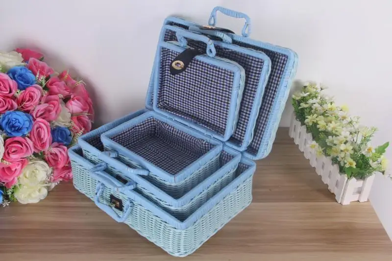 Vintage Handmade Rattan Weave Portable Storage Box Kung Fu Tea Set Picnic Cosmetic Suitcase Jewelry Toy Basket Travel Hand Bag
Vintage Handmade Rattan Weave Portable Storage Box Kung Fu Tea Set Picnic Cosmetic Suitcase Jewelry Toy Basket Travel Hand Bag