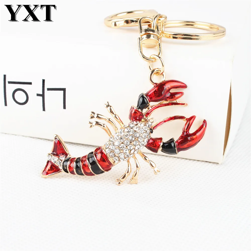 Small Scorpion Lobster Cute Crystal Rhinestone Charm Pendant Purse Bag Car Key Ring Chain Creative Wedding Party Gift
Small Scorpion Lobster Cute Crystal Rhinestone Charm Pendant Purse Bag Car Key Ring Chain Creative Wedding Party Gift