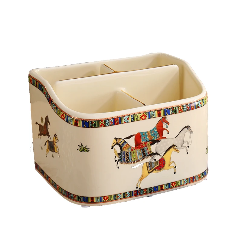 European Ceramic multifunctional storage box living room table remote storage box Home Furnishing decoration decoration
European Ceramic multifunctional storage box living room table remote storage box Home Furnishing decoration decoration
