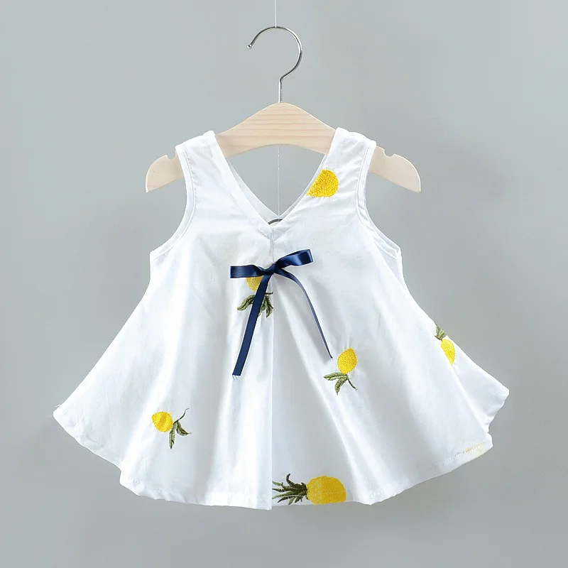 0-24M New Summer Girls Dress Cotton Bow Pineapple Print Dress Casual Cute Princess Baby Clothing Infant Baby Outfit Vestido
0-24M New Summer Girls Dress Cotton Bow Pineapple Print Dress Casual Cute Princess Baby Clothing Infant Baby Outfit Vestido