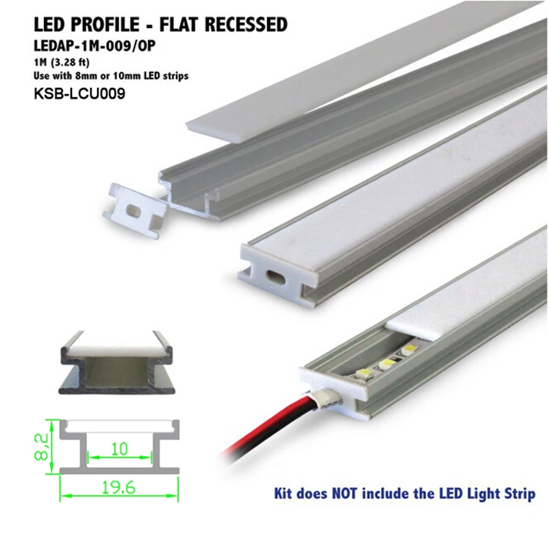 Светодиодный алюминиевый профиль с PMMA 10 шт./лот|led wash wall light|led seedlingsled buyer |