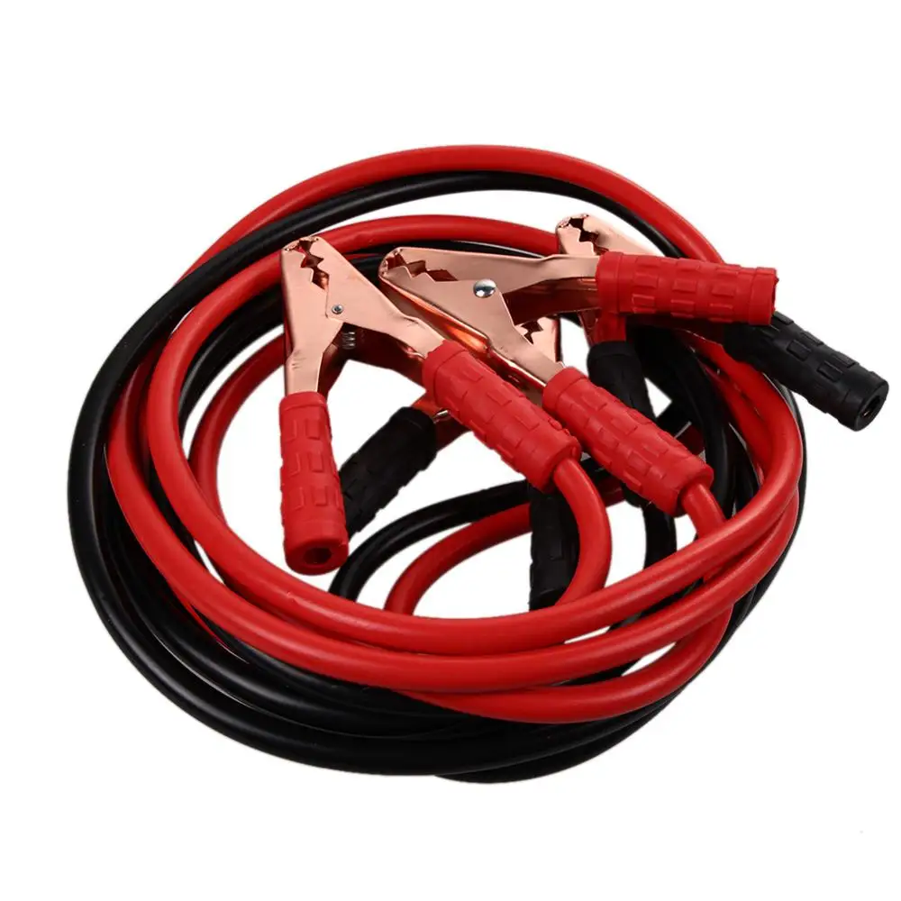 

1Pair 2.2M High Quality New Emergency Battery Cables Car Auto Booster Cable Jumper Wire 2.2 Meters Length Booster 12V 24V 500A