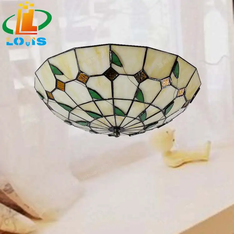 Special new leaf suction dome light Tiffany bedroom balcony children's room antique glass European style minimalist lighting
Special new leaf suction dome light Tiffany bedroom balcony children's room antique glass European style minimalist lighting