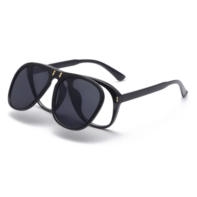 Cubojue flip lens sunglasses women male steampunk glasses frames with double lens fashion yellow black vintage unisex retro
Cubojue flip lens sunglasses women male steampunk glasses frames with double lens fashion yellow black vintage unisex retro
