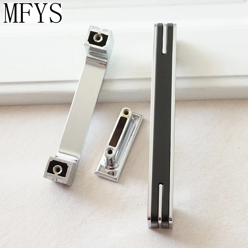 3.75" 5" 6.3" Modern Silver Black Kitchen Cabinet Door Handles Dresser Pull Drawer Handle Cupboard Pulls Knobs 96 128 160 mm
3.75" 5" 6.3" Modern Silver Black Kitchen Cabinet Door Handles Dresser Pull Drawer Handle Cupboard Pulls Knobs 96 128 160 mm