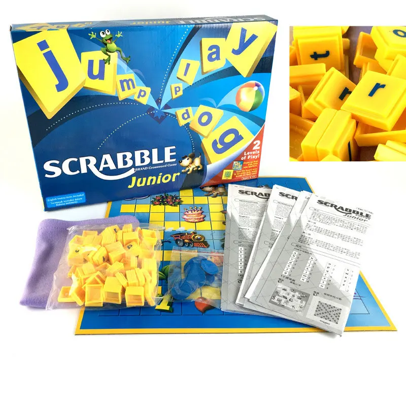 Junior SCRABBLE Fun word Puzzle забавная игра в слова многоперсональное взаимодействие