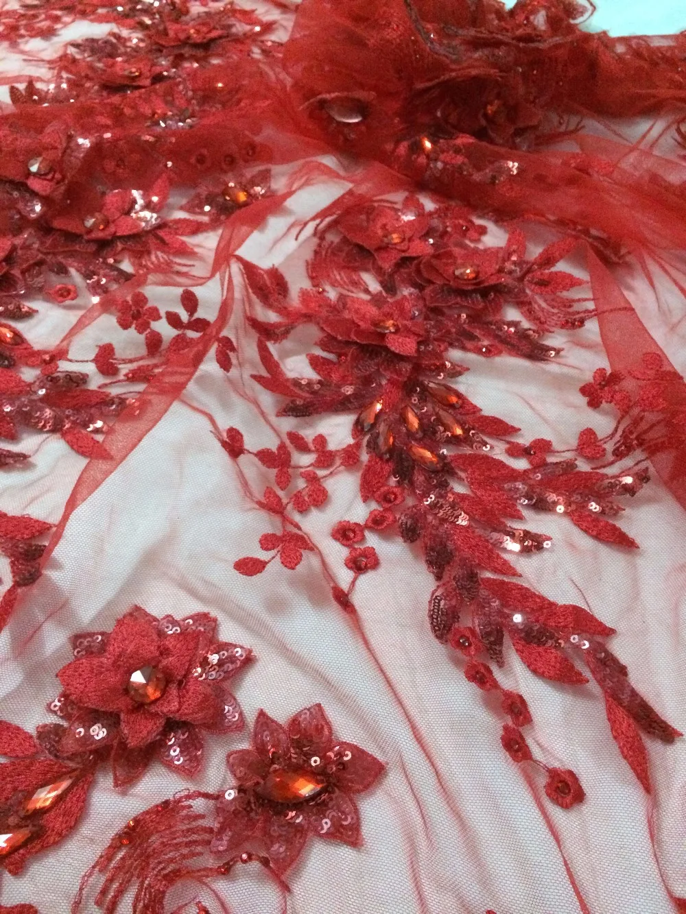 Embroidered African S-112956 tulle French Lace Fabric 3d flower With stones best quality
Embroidered African S-112956 tulle French Lace Fabric 3d flower With stones best quality