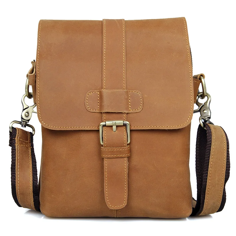 Cow Leather Men's Cross Body Brown Bag Designer Mini Vintage Man Crossbody Shoulder Messenger Small Brand Bags High Quality
Cow Leather Men's Cross Body Brown Bag Designer Mini Vintage Man Crossbody Shoulder Messenger Small Brand Bags High Quality
