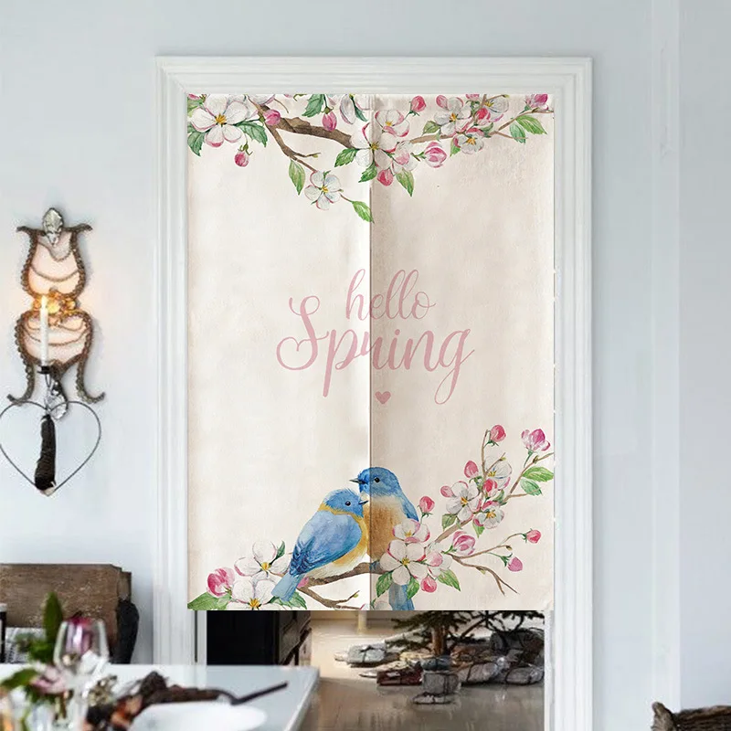 American Flower and Birds Door Curtain Partition Curtain Bedroom Half Curtain Kitchen Bathroom Toilet Feng Shui Curtain
American Flower and Birds Door Curtain Partition Curtain Bedroom Half Curtain Kitchen Bathroom Toilet Feng Shui Curtain