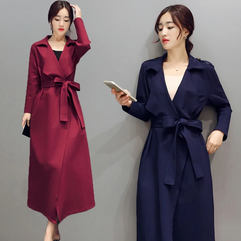 2020 new spring elegant Korean long slim Windbreaker Jacket Womens size long coat girl
2020 new spring elegant Korean long slim Windbreaker Jacket Womens size long coat girl
