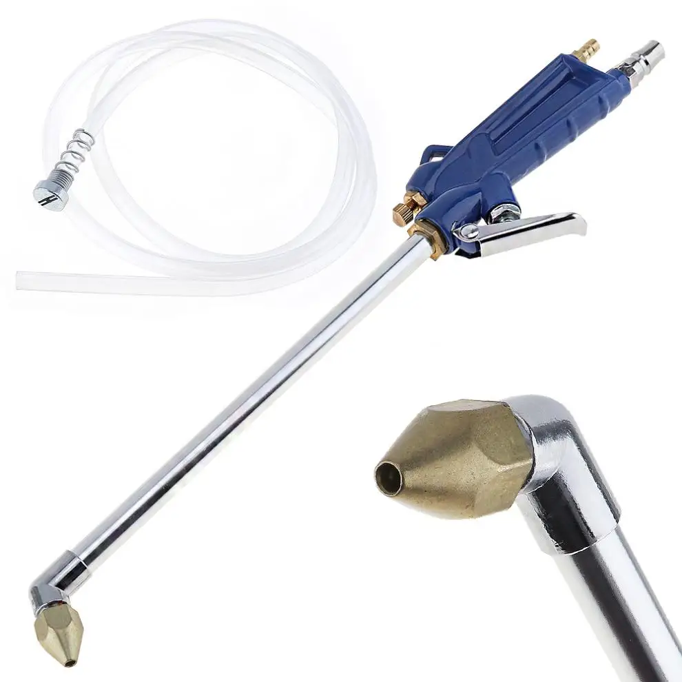 16 Inch Professional Pneumatic Cleaning Gun with 5 x 8mm Flexible Pipe and Press Type Switch for Washing Car Engine Oil Way
16 Inch Professional Pneumatic Cleaning Gun with 5 x 8mm Flexible Pipe and Press Type Switch for Washing Car Engine Oil Way