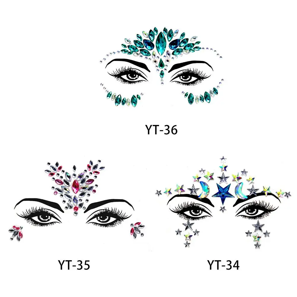 1PC Christmas DIY Eyebrow Face Body Art Adhesive Crystal Glitter Jewels Festival Party Eye Tattoo Stickers Makeup Xmas Decor
1PC Christmas DIY Eyebrow Face Body Art Adhesive Crystal Glitter Jewels Festival Party Eye Tattoo Stickers Makeup Xmas Decor