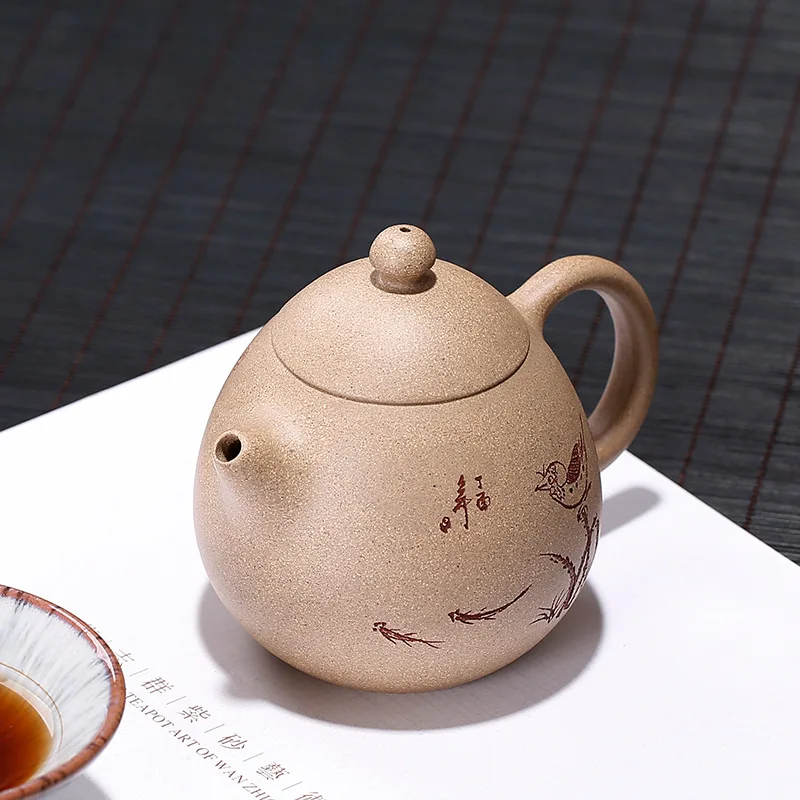 Raw Ore Segment Mud Dragon Eggs Teapot Pot Yixing Purply Clay Chinese Kongfu Tea Pots 220ml Teaware
Raw Ore Segment Mud Dragon Eggs Teapot Pot Yixing Purply Clay Chinese Kongfu Tea Pots 220ml Teaware