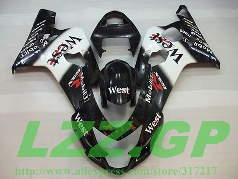 Injection Fairing kit for SUZUKI GSXR600 750 04 05 GSXR600 750 2004 2005 White/Black WEST GSXR600 GSXR750 04 05 GSXR600 750 K4 0
Injection Fairing kit for SUZUKI GSXR600 750 04 05 GSXR600 750 2004 2005 White/Black WEST GSXR600 GSXR750 04 05 GSXR600 750 K4 0