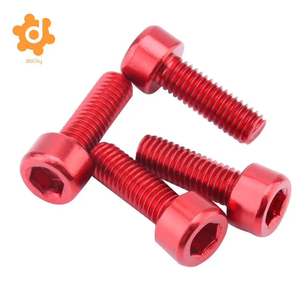 4Pcs Aluminum Alloy Bike Water Bottle Cage Bolt Holder Socket Screws Red for MTB Mountain Riding Cycling Replacement Accessories
4Pcs Aluminum Alloy Bike Water Bottle Cage Bolt Holder Socket Screws Red for MTB Mountain Riding Cycling Replacement Accessories