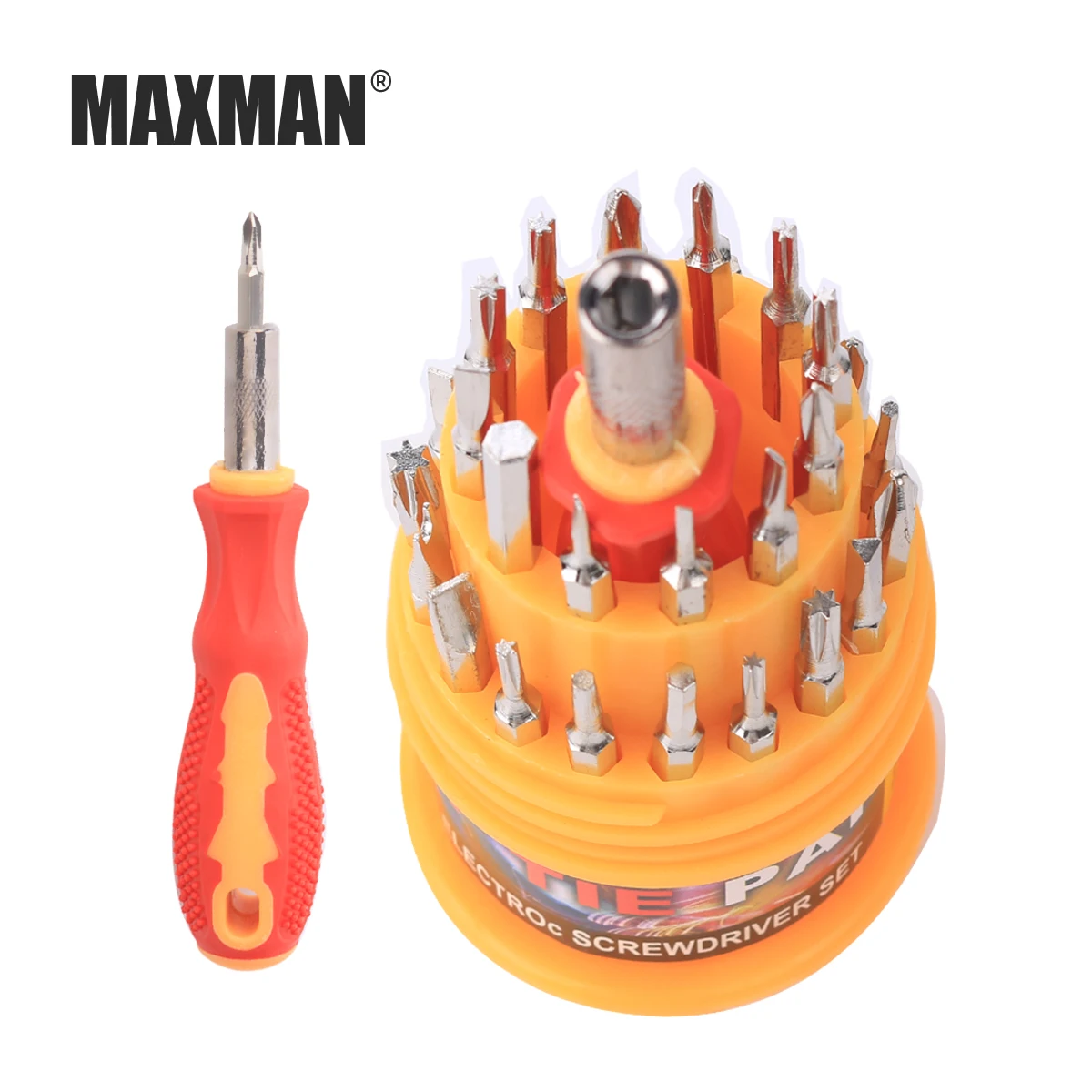 Отвертка MAXMAN 31 в 1, многофункциональная комбинация, разборка технического обслуживания, машина, отвертка, аппаратный инструмент
Отвертка MAXMAN 31 в 1, многофункциональная комбинация, разборка технического обслуживания, машина, отвертка, аппаратный инструмент