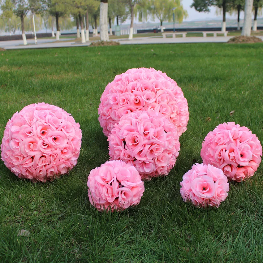 Wedding flower ball 30cm*12 pcs Rose kissing ball artificial silk flower wedding decoration Flower Decor Free Shipping
Wedding flower ball 30cm*12 pcs Rose kissing ball artificial silk flower wedding decoration Flower Decor Free Shipping