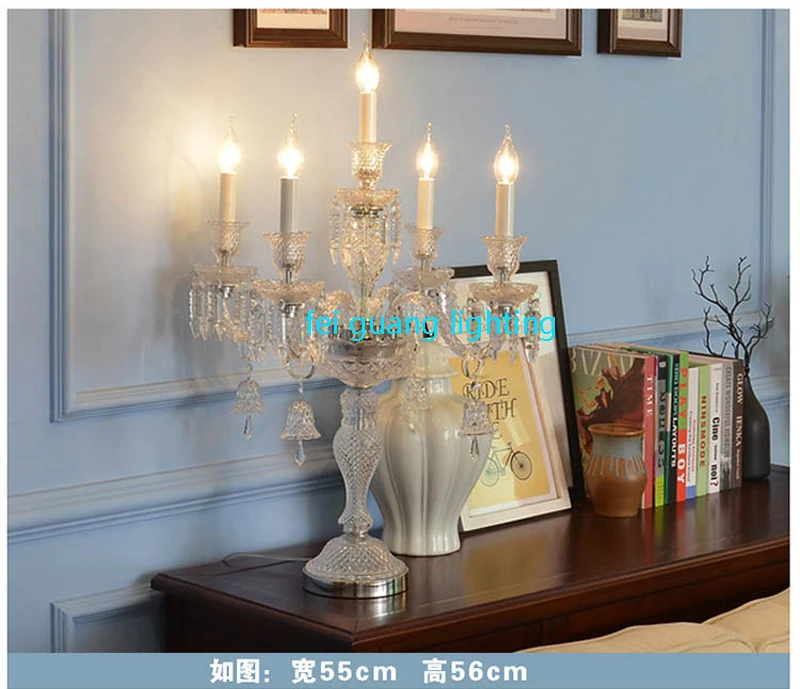 European Baccarat crystal candle table lamp living room bedroom bedside decoration French crystal candle table lamp
European Baccarat crystal candle table lamp living room bedroom bedside decoration French crystal candle table lamp