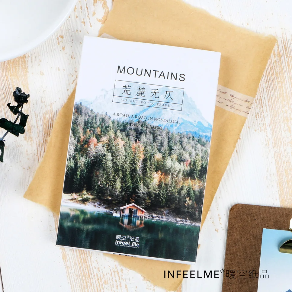 Newest 30 sheets/LOT Majestic Mountains Postcard /Greeting Card/Message Card/Christmas and New Year gifts
Newest 30 sheets/LOT Majestic Mountains Postcard /Greeting Card/Message Card/Christmas and New Year gifts