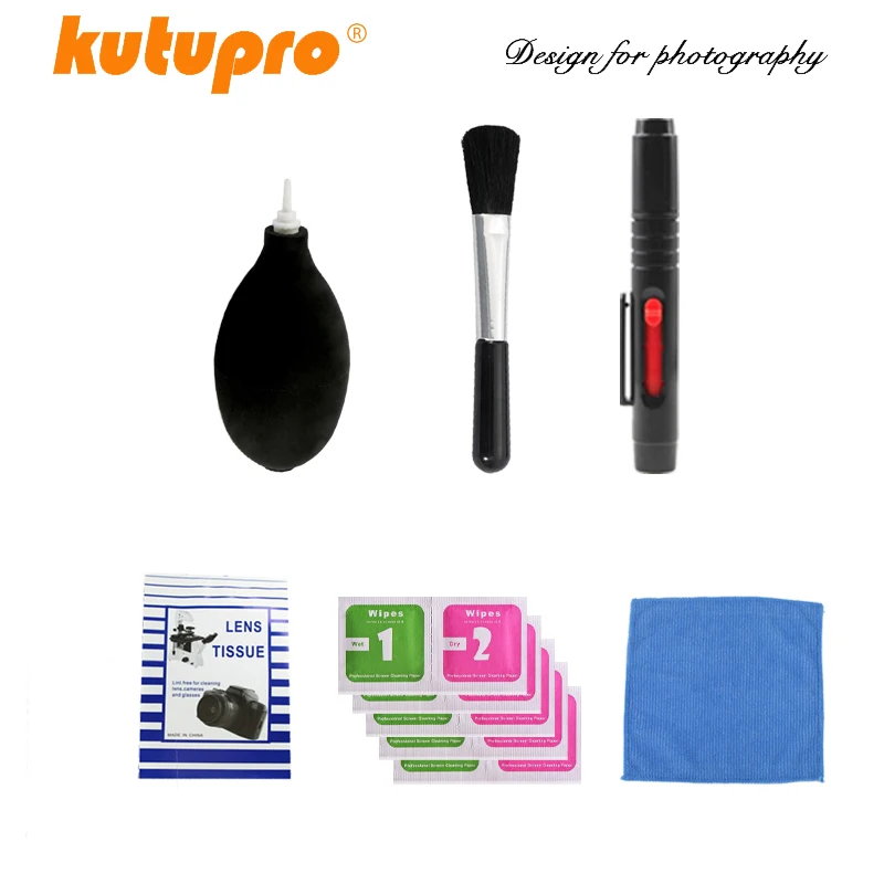Набор для чистки фотоаппарата кутуpro SLR, подходит для цифровой фотовспышки, Чистящая салфетка для объектива из бумаги, кисточка, инструменты...
Набор для чистки фотоаппарата кутуpro SLR, подходит для цифровой фотовспышки, Чистящая салфетка для объектива из бумаги, кисточка, инструменты...