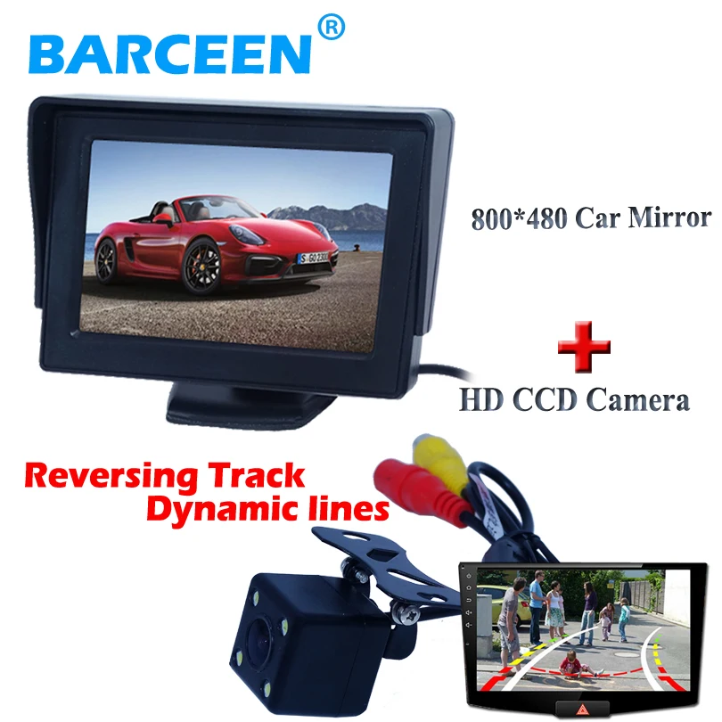 In-Dash placement 170 degree car reversing camera with 4.3"car screen monitor Dynamic track line suitable for types car
In-Dash placement 170 degree car reversing camera with 4.3"car screen monitor Dynamic track line suitable for types car