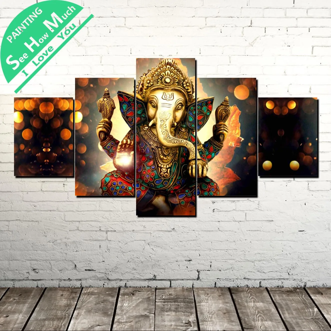 5 Piece Ganesha Lord Wall Art Canvas Poster and Print Canvas Painting Decorative Picture Canvas Painting Home Decor
5 Piece Ganesha Lord Wall Art Canvas Poster and Print Canvas Painting Decorative Picture Canvas Painting Home Decor