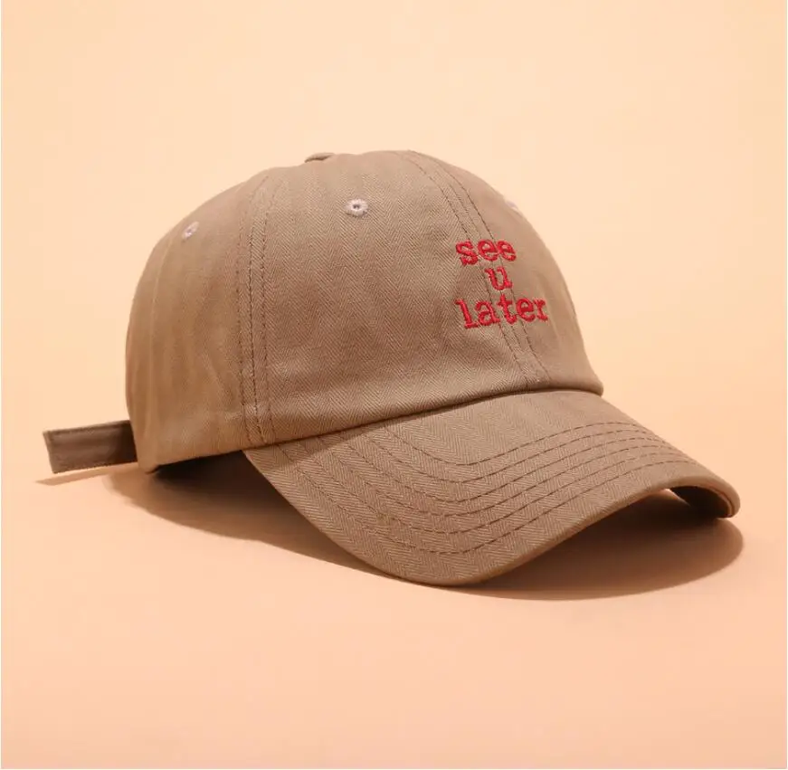 2019 Embroidered see you later Baseball Cap for Women Man summer snapback cap dad hat hip hop cap chapeau
2019 Embroidered see you later Baseball Cap for Women Man summer snapback cap dad hat hip hop cap chapeau