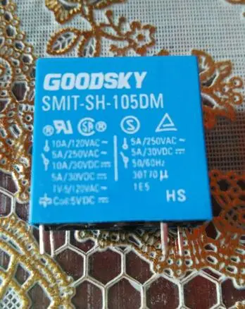Горячая новинка реле SMIT-SH-105DM 5VDC SMIT-SH-105DM-5VDC SMITSH105DM 5VDC DC5V DIP4
Горячая новинка реле SMIT-SH-105DM 5VDC SMIT-SH-105DM-5VDC SMITSH105DM 5VDC DC5V DIP4