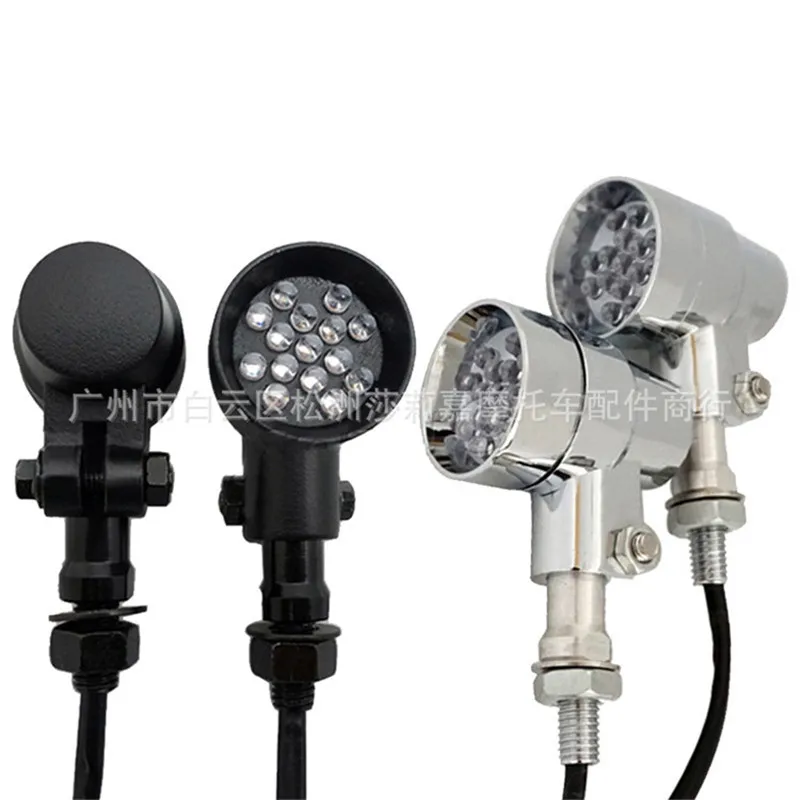 1Pair Aluminum Alloy Motorcycle LED Turn Signal Light Indicators Motorcycle Parts Retro LED Turn Signals Lights for Harley Honda
1Pair Aluminum Alloy Motorcycle LED Turn Signal Light Indicators Motorcycle Parts Retro LED Turn Signals Lights for Harley Honda