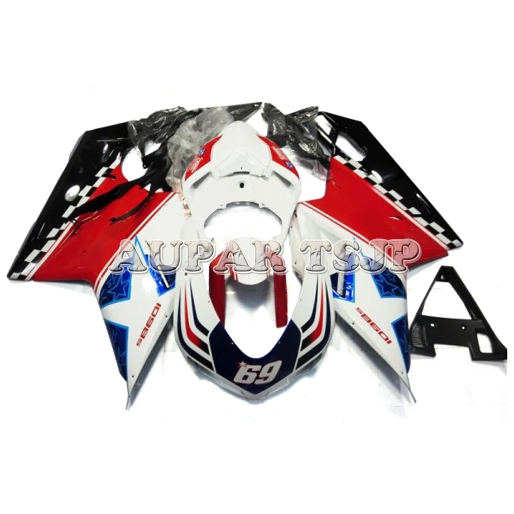 RED, WHITE, BLUE AND STAR Bike Casing For Ducati 1098/848/1198 2007 08 09 2010 2011 2012 High Quality Cowlings Complete Bodywork
RED, WHITE, BLUE AND STAR Bike Casing For Ducati 1098/848/1198 2007 08 09 2010 2011 2012 High Quality Cowlings Complete Bodywork