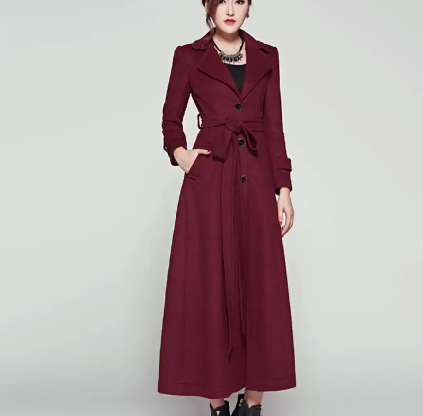 Women Autumn Winter Woolen Jacket Women Slim X-long Wool blends Coat Plus size 3xl
Women Autumn Winter Woolen Jacket Women Slim X-long Wool blends Coat Plus size 3xl