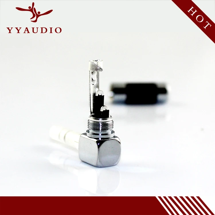 YYAUDIO CF-3.5L(R) Rhodium plated 3.5mm Stereo Jack Male Carbon Fiber 90 Degree Adapter diameter 7mm
YYAUDIO CF-3.5L(R) Rhodium plated 3.5mm Stereo Jack Male Carbon Fiber 90 Degree Adapter diameter 7mm