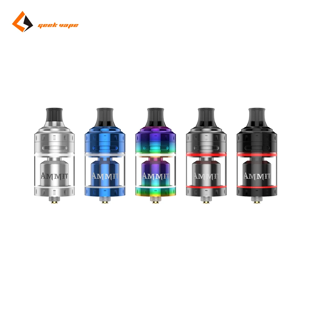 Оригинальный Geekvape Ammit MTL RTA 3D воздушный поток 4 мл бак для вейпа одна катушка