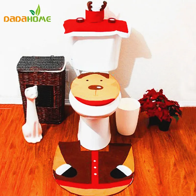 Christmas 3 Piece Toilet Bowl Kit Christmas Ornaments Elk Holiday Decorations Weihnachten Navidad Addobbi Natale
Christmas 3 Piece Toilet Bowl Kit Christmas Ornaments Elk Holiday Decorations Weihnachten Navidad Addobbi Natale