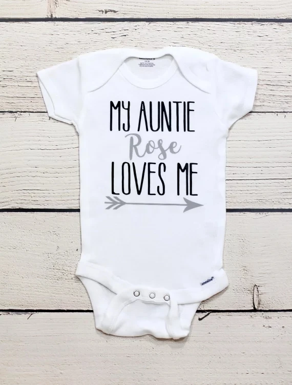 Customize name My auntie loves me baby shower toddler take home outfit bodysuit onepiece romper kids t shirts birthday tees
Customize name My auntie loves me baby shower toddler take home outfit bodysuit onepiece romper kids t shirts birthday tees