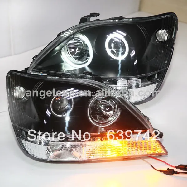 Светодиодный головной фонарь для Lexus RX300 Herrier Kluger Angel Eyes, 1998-2002 год
Светодиодный головной фонарь для Lexus RX300 Herrier Kluger Angel Eyes, 1998-2002 год