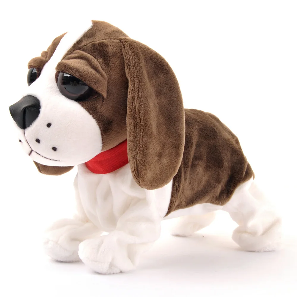 Дропшиппинг 30 см Звуковое управление Интерактивная собака прогулочная щенок с
