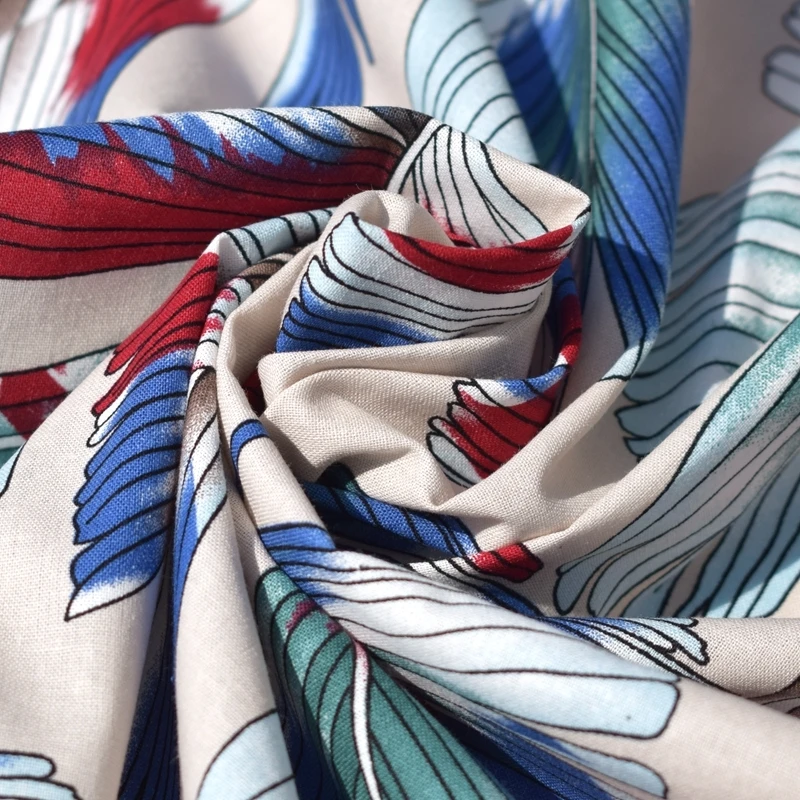 Fashion beige bottom Multicolor leaf cotton linen fabric for dress shirt telas tissu tissus au metre stoffen DIY patchwork cloth
Fashion beige bottom Multicolor leaf cotton linen fabric for dress shirt telas tissu tissus au metre stoffen DIY patchwork cloth