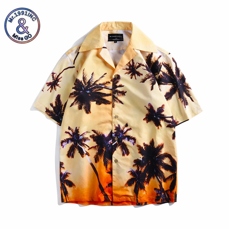 Mens Hawaiian Shirt Male Casual camisa masculina Coconut prints Beach Shirts Short Sleeve Loose Beach chemise homme
Mens Hawaiian Shirt Male Casual camisa masculina Coconut prints Beach Shirts Short Sleeve Loose Beach chemise homme