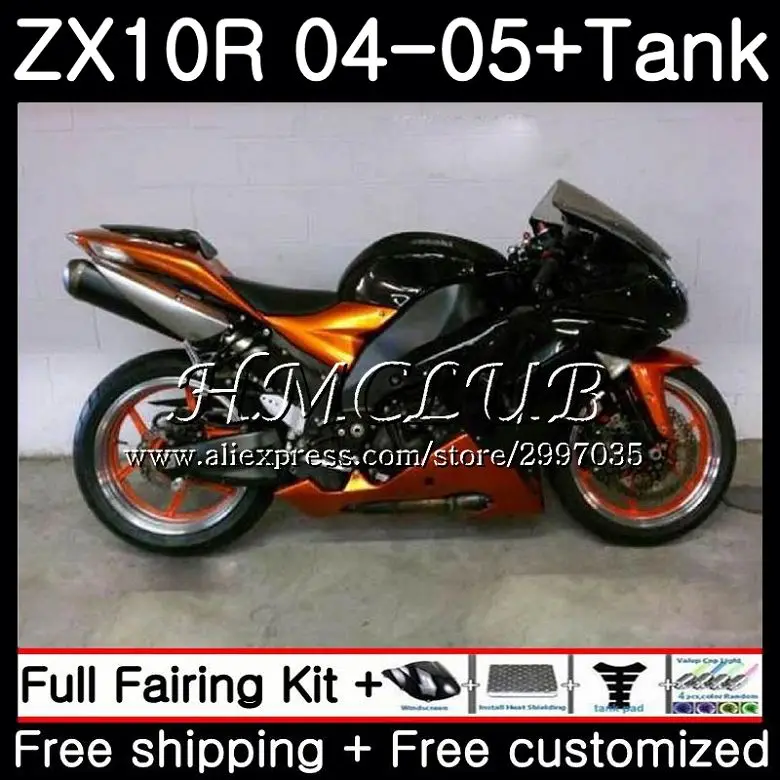 Body +Tank For KAWASAKI NINJA ZX1000 C ZX 10 R ZX-10R 2004 2005 60HC.18 ZX1000C ZX10R 04 05 ZX 10R orange black 04 05 Fairings
Body +Tank For KAWASAKI NINJA ZX1000 C ZX 10 R ZX-10R 2004 2005 60HC.18 ZX1000C ZX10R 04 05 ZX 10R orange black 04 05 Fairings
