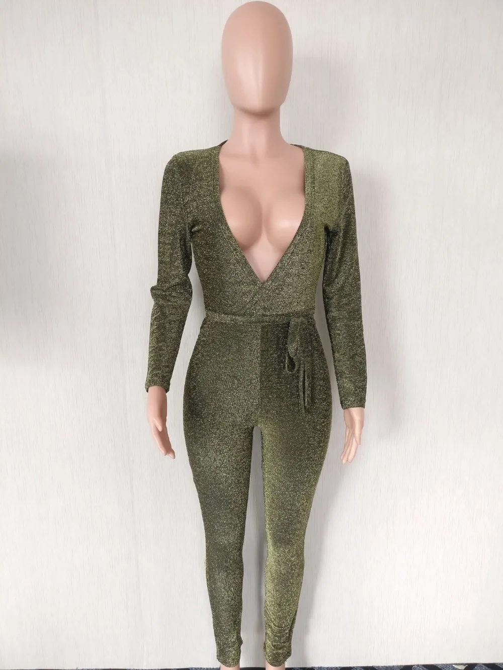 Women Sexy Deep V Skinny Bodysuits Full Sleeve Women Jumpsuits
Women Sexy Deep V Skinny Bodysuits Full Sleeve Women Jumpsuits