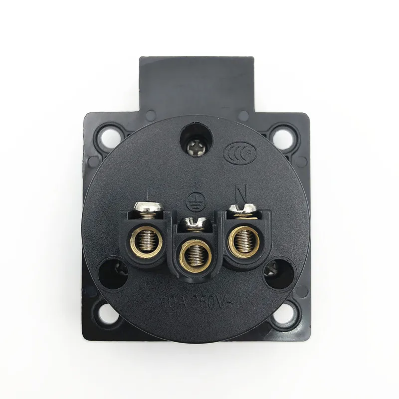 1 шт. черный AU/US/EU промышленная безопасная розетка 10A 250V IP54 NF Сертификация