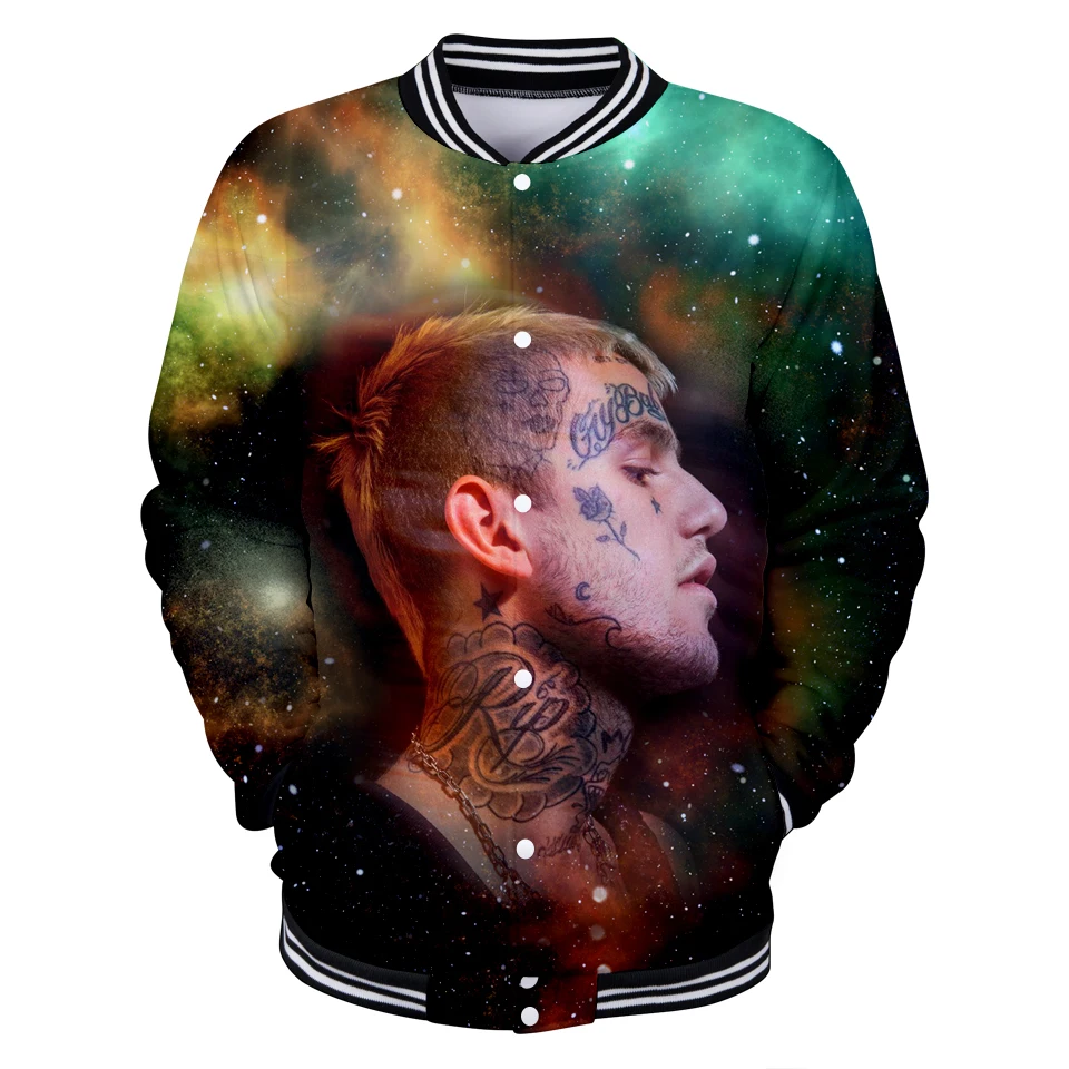 2018 Lilpeep Hip Hop 3D Printed Baseball Jackets Women/Men Fashion Streetwear Long Sleeve Jackets Lilpeep Casual Baseball Jacket
2018 Lilpeep Hip Hop 3D Printed Baseball Jackets Women/Men Fashion Streetwear Long Sleeve Jackets Lilpeep Casual Baseball Jacket